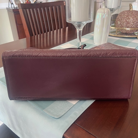 ~SOLD~    Michael Kors Penelope Satchel Merlot ~RARE~ - Picture 3 of 6